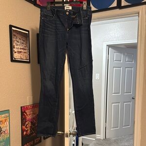 Paige Dark Blue Jeans